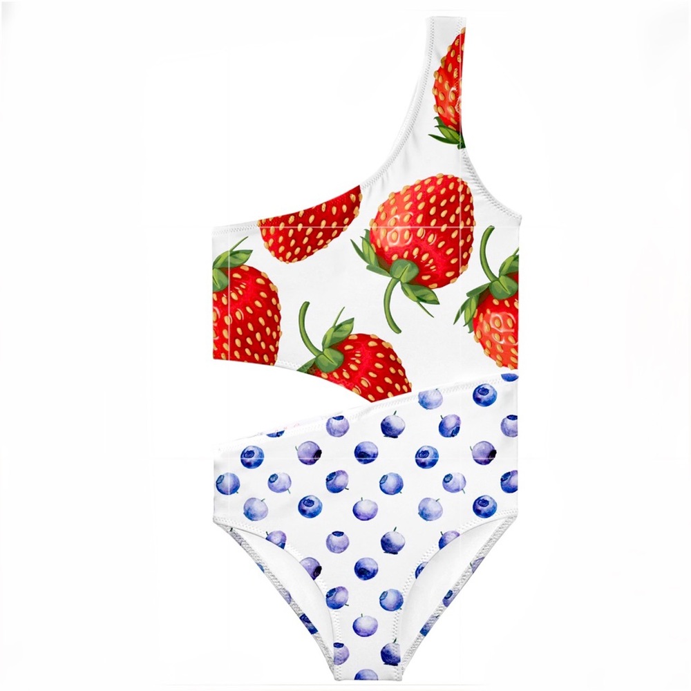 Stella Cove Strawberry/Blueberry Swimsuit